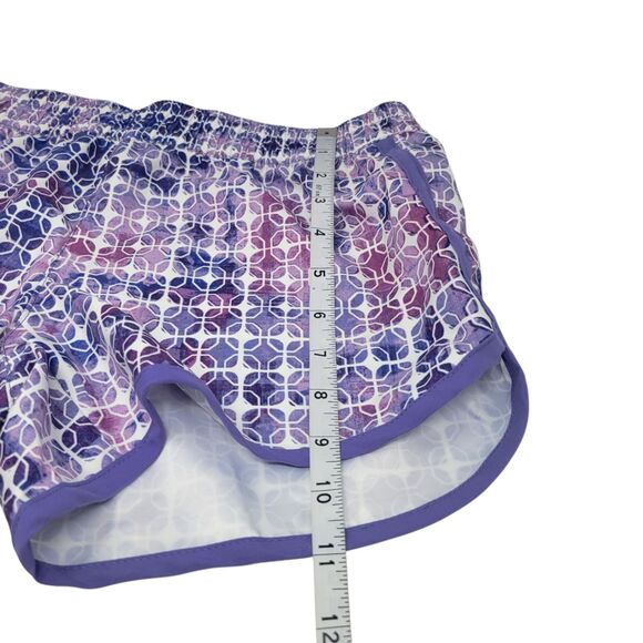 LL Bean Girls Size 12 Swim Shorts Pink Purple Geometric UPF 50 NWT - Picture 6 of 7